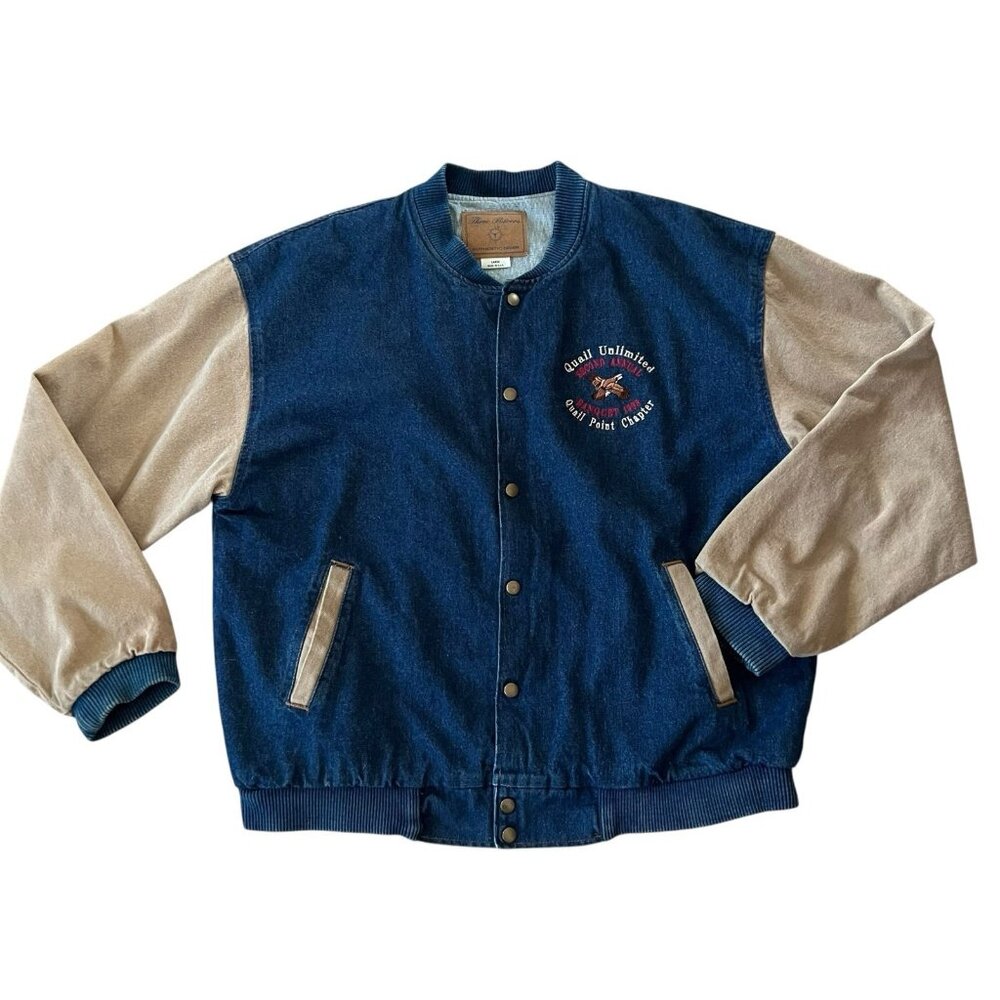 Three Rivers Denim Quail Unlimited Second Annual Banquet 1998 Jacket Size Large